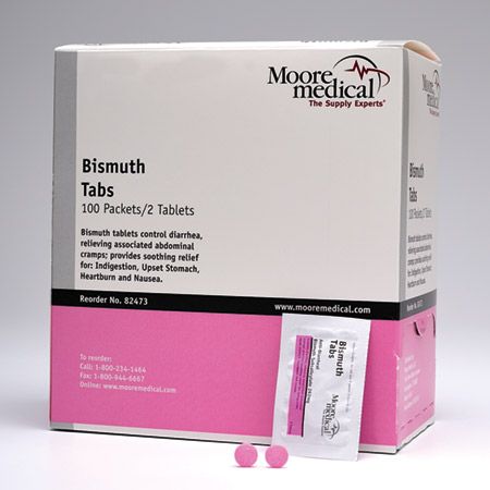 Bismuth Tablets, (2Pkg) - Latex, Supported